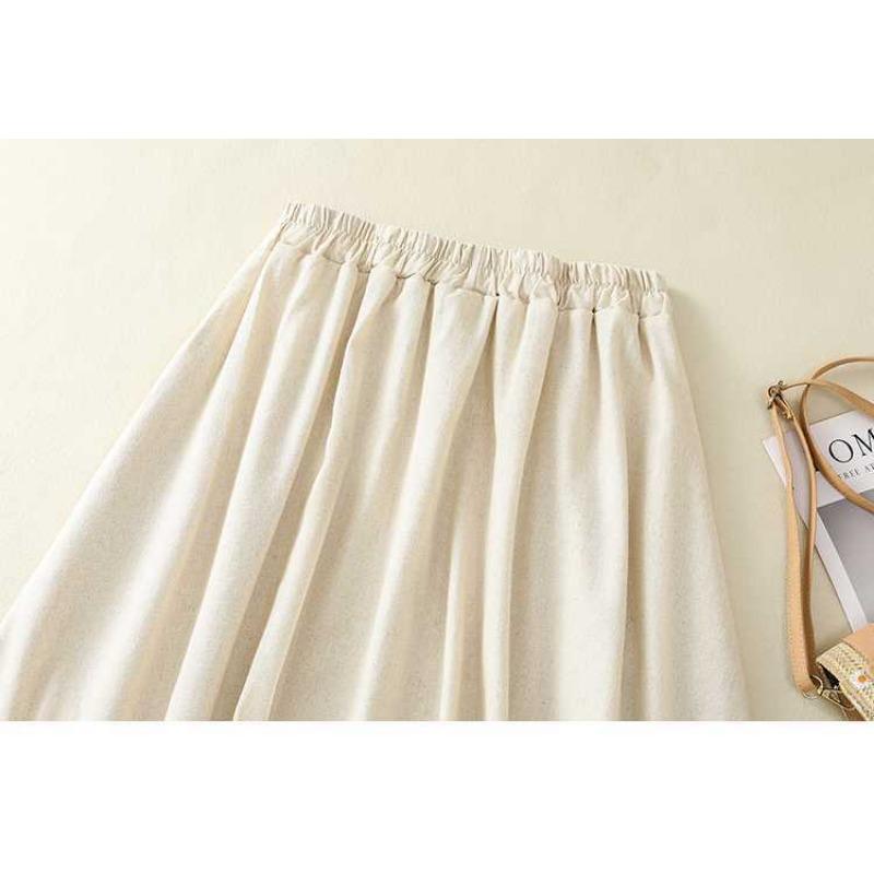 The New Summer Skirt for Women Is Retro and Versatile, with A Loose-fitting Waist That Makes You Look Slimmer