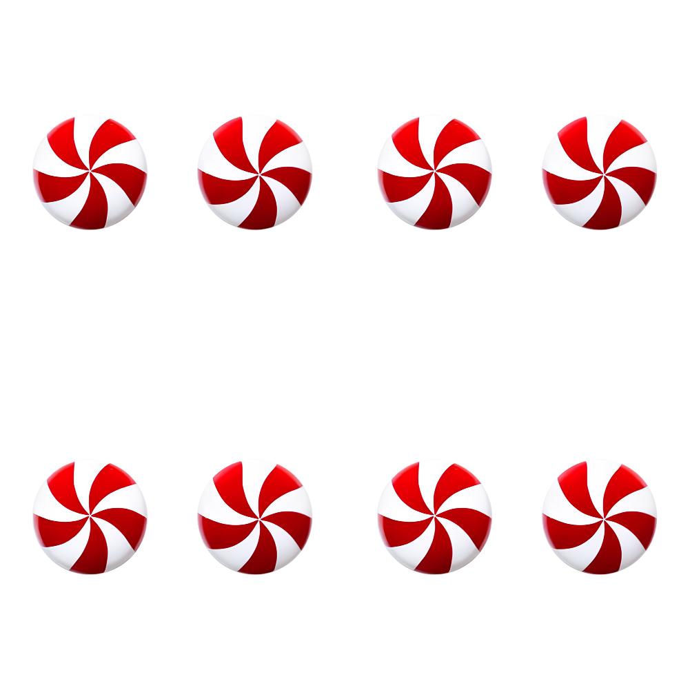 2-8PCS Door Knob Covers Christmas Knob Covers Creative Cabinet Dresser Pulls Christmas Drawer Knobs for Bedroom Living Room