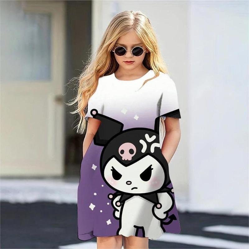 

Summer Girls Dress New Style Western Girl Short Sleeve Children s Short Sleeve Mickey 170