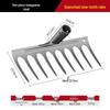 Manganese Steel Five-Tooth Weeding & Planting Rake - Multifunctional Soil Loosening Tool