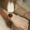 Daniel Wellington European and American watches Quartz movement, stainless steel strap, 28mm, black dial, women's watch, girls watch DW00100214