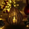 3pcs Handmade Wood Candle Holder Set Natural Curved Twisted Branches Table Centerpiece Lotus Candle Holder Rustic Elegant Decor