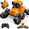 Робот-машинка Fotgear 8-колісна RC-трюкач зі світлодіодними очима, музикою та пультом дистанційного керування