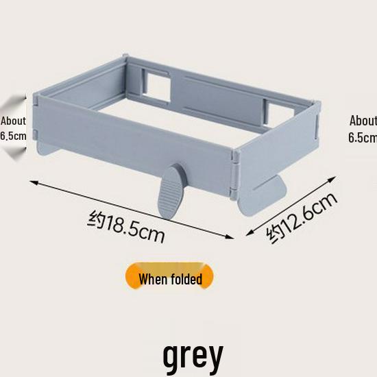 Foldable Wall-Mounted Trash Rack for Cabinet, Bathroom, and Kitchen