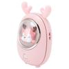 Portable Neck Fan Cute Pet Multifunction 3 Speeds Low Noise USB Rechargeable Bladeless Hanging Neck