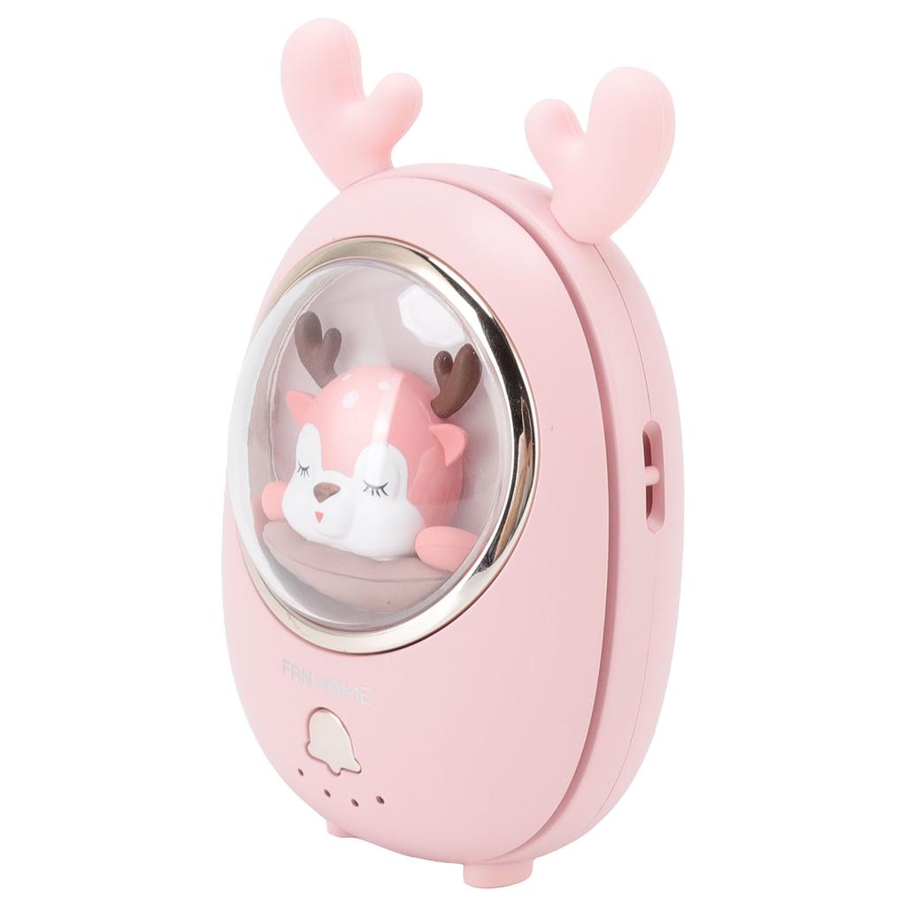 Portable Neck Fan Cute Pet Multifunction 3 Speeds Low Noise USB Rechargeable Bladeless Hanging Neck