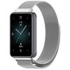 Milanese Loop Strap for Honor Band 10 Stainless Steel Magnetic Bracelet Metal Wristband for Huawei Honor Band 9 Replacement Band