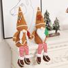 New Christmas Children's Gifts Brown Hat Dolls Long Legs Dolls Christmas Decoration OrnamentsHome Table Shelf Decor for Holiday Season
