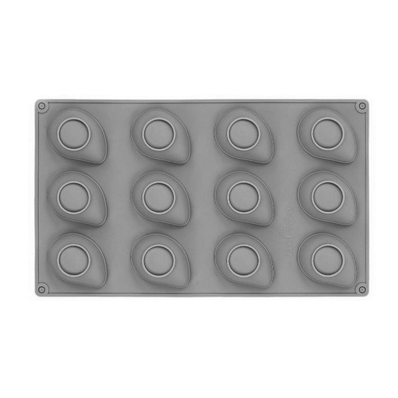 6/12 Cavity Silicone Mold For Mango Mousse Cakes Fruit Shaped Silicone Mold For Chocolate Silicone Mold For French Pastries