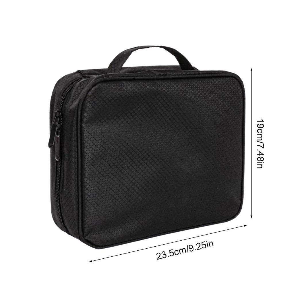Practical Sturdy PVC Jewelry Travel Bag with Clear Designs and Zipper Convenient for Convenient Access and Protective