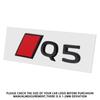 Aluminum ABS Car Styling Rear Trunk Badge Emblem Sticker Auto Accessories For Audi Q3 Q4 Q5 Q6 Q7 Q8 Sline TT RS S Quattro S3 S5