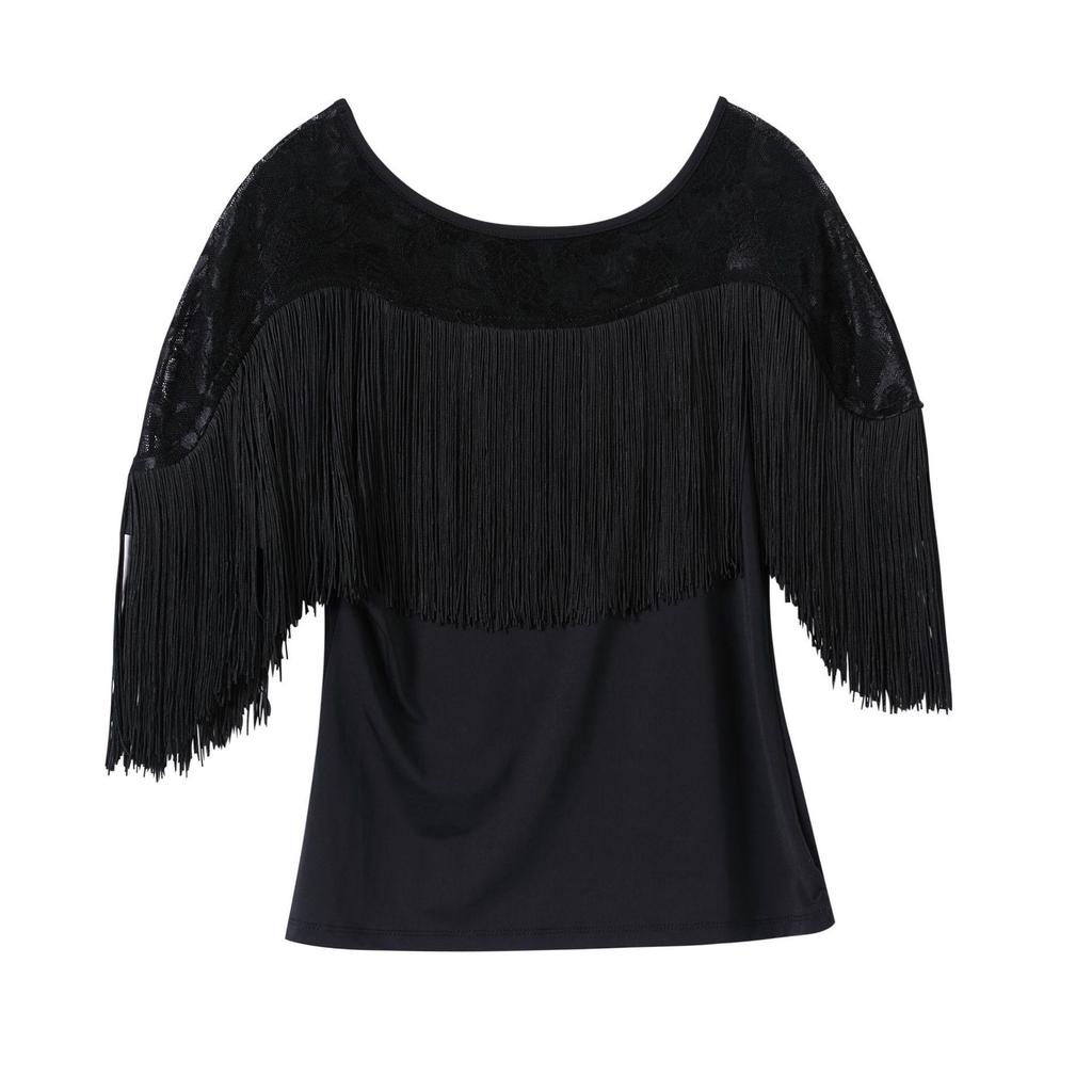 Současné tréninkové topy latinského tance pro ženy