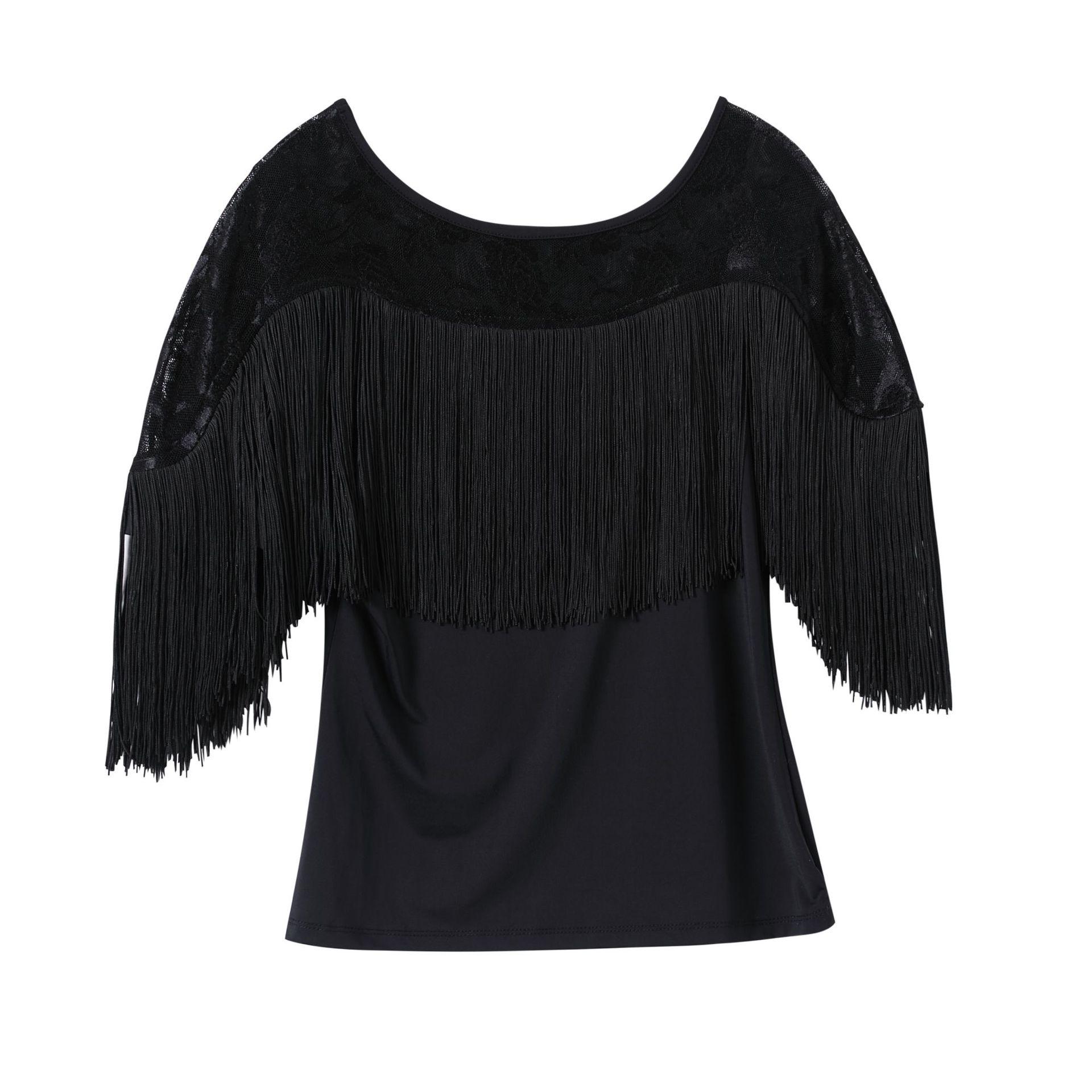 

Тренировочные топы для современных латиноамериканских танцев для женщин Medium