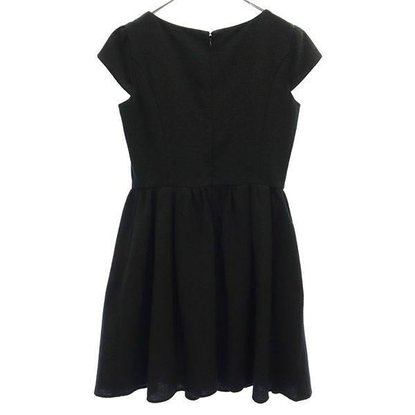 TOCCA Made In Japan Short Sleeve One Piece 2 Black French Sleeve Women Used