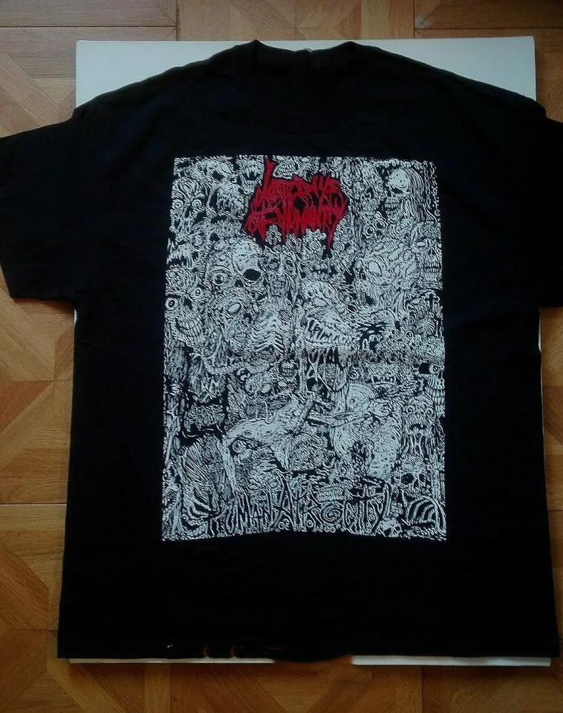 Last Days of Humanity Music For Lovers Black T-Shirt Cotton Unisex T-Shirt XXL