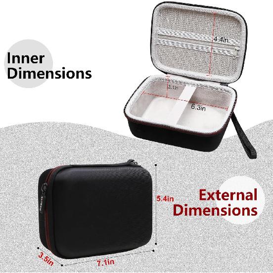 Чехол LTGEM, совместимый с принтером этикеток Brother PT-M95 P-Touch и лентами для этикеток