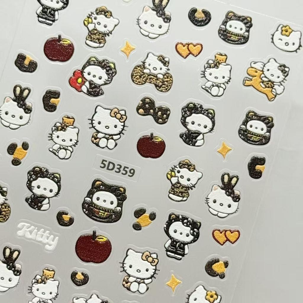 Hello Kitty letní samolepky na nehty - Plná sada pro kutily