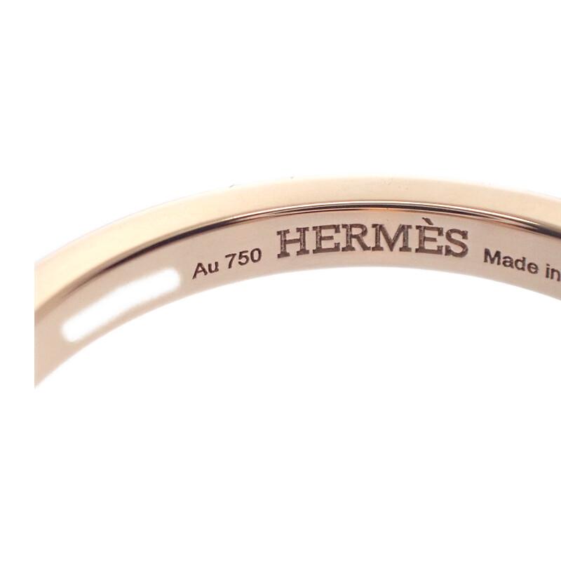 HERMES  H122605B #13(JP Size)  ring K18 Pink Gold Women