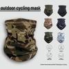 Camouflage Mesh Summer Neck Gaiter: Breathable Sun Protection Bandana and Dustproof Face Mask.