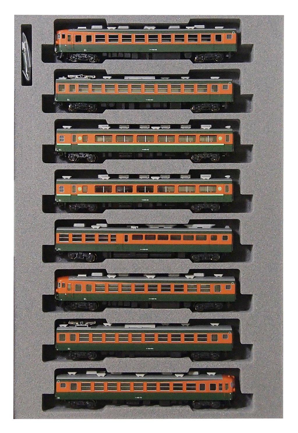KATO N Gauge 165 Series Express Alps Set Model Train 8-Car 10-1389