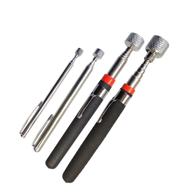 WD Retractable Magnetic Pick-Up Tool with Light and Inspection Mirror