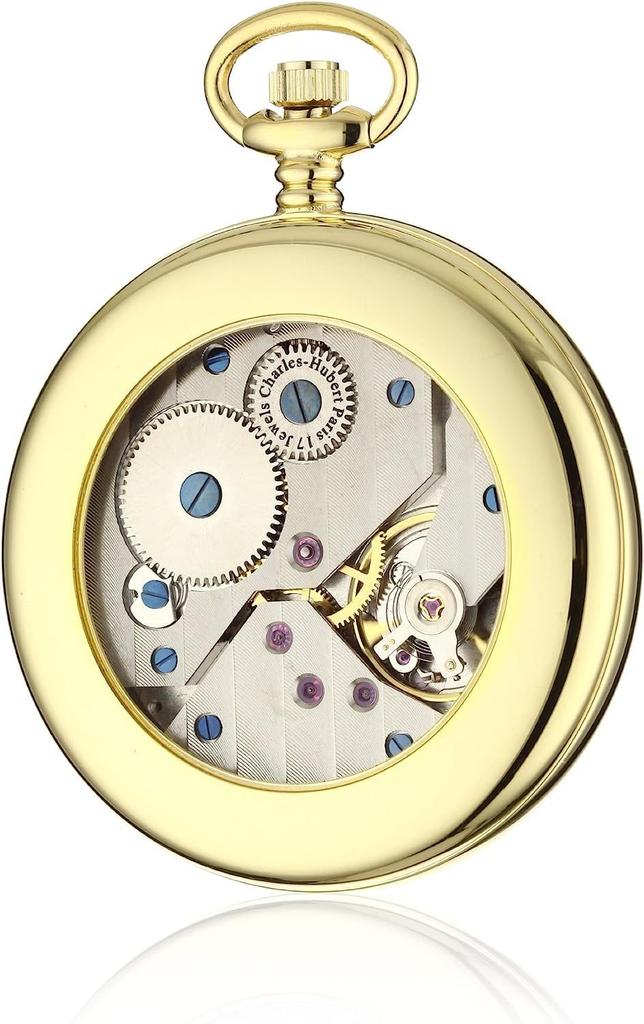Charles Hubert Men's Pocket Watch, Manual Winding, Small Seconds, 3912-G