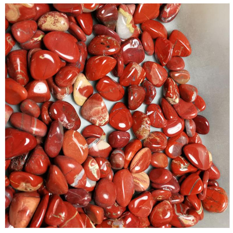 Natürlicher Roter Jaspis Bruchsteine, 15-40 mm, 100g