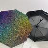 1 Stück Glitzer-Kreismuster-Schirmdesign, Automatisches Öffnungs- und Schließsystem, Hochwertiger Reiseschirm, Leicht und Tragbar