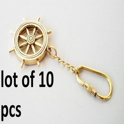 Klíčenka Kolo Námořní kapitán Kolo Kroužek na klíče Sada 10 kusů
