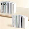 Office Desk Accessories for Book Clear Acrylic File Holder, L-Shaped Organizer, Sturdy Desktop Plastic Dividers Folder Rack, Documents Magazines
