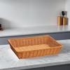 SIFAR Imitation Rattan Plastic Storage Basket