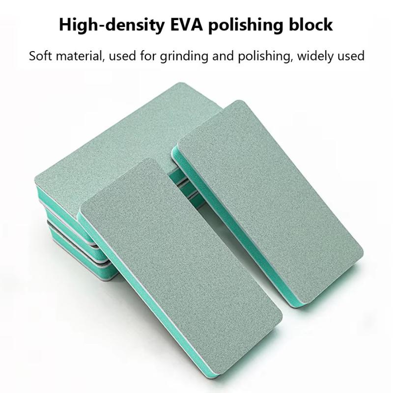 10Pcs Dual Sided Nail Buffing Blocks Professional Time Saving Nail Polishing Kits for Home Quick Manicure
