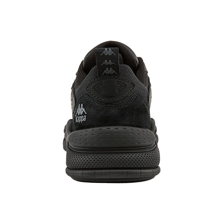 Kappa Fabric Retro Thick Sole Wear-Resistant Low-Top Casual Shoes Unisex sneaker Black K0BZ5MC50-990
