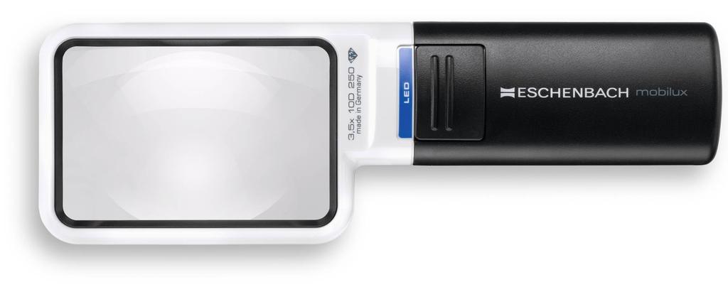 ESCHENBACH LED Wide Light Magnifier, 3.5x, 50x75mm, 1511-3