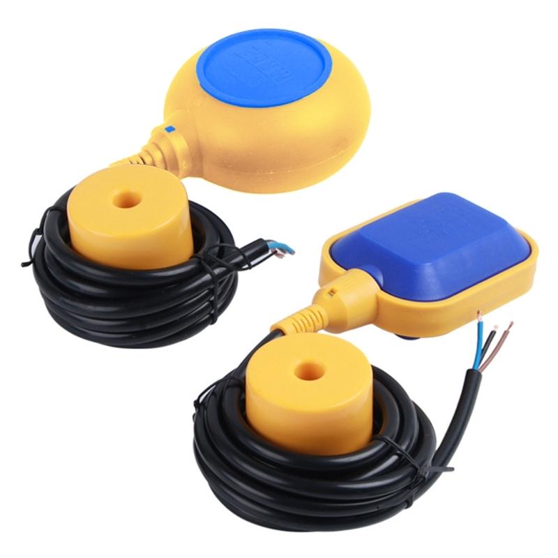 Float Water Level Switch Water Level Controller Sensor Contactor Fit for Water Oil for Tank Etc with 1m/2m Sensor Cable