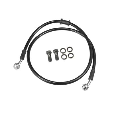 BULLSPANN Σωλήνας Φρένων Μοτοσυκλέτας, Σωλήνας Συμπλέκτη, Σωλήνας, Για Μοτοσυκλέτες, ATV, Ποδήλατα Off-Road, Universal, Ανθεκτικός, Ανταλλακτικό, Μαύρος, Γωνία 28°, 90cm