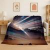 Dragon China Loong Cartoon Flannel Blanket Soft Throw Blanket for Bedroom Living Room Bed Travel Camping Picnic Nap Cover Gift