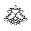 Chinese Pavilion Charm Connectors Character Animal Ethnic Style Findings For DIY Jewelry