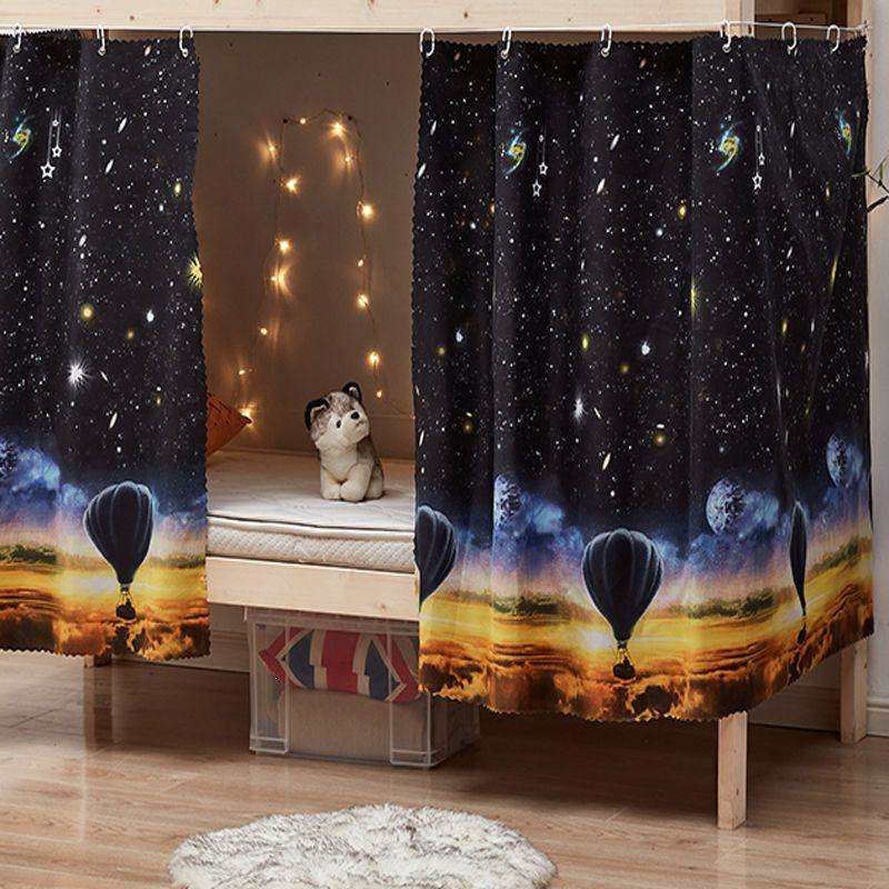 Blackout Bed Curtains for Dorm Bunks - Girls & Boys Privacy Enclosure