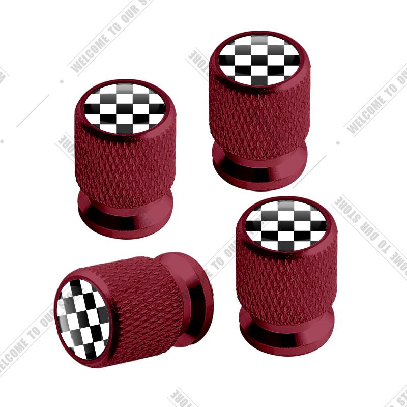 Auto CNC Aluminium UK Flagge Emblem Für Mini Cooper Jaguar Land Rover Ford Opel Honda Nissan 4 Stück Reifenventil Luftanschluss Ventilnadelkappe