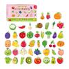 Kids Educational Refrigerator Magnet Alphabet Number Fruit Animal Preschool Learning Home Kitchen Whiteboard Locker Fridge Magnetic Decoration