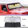 Automobilio priekinio stiklo saulės skydelis, lango skydelis, sulankstomas saulės skydelio dangtelis, tinkantis Jeep Wrangler TJ/JK/JL/JT automobiliams, interjero aksesuarai, 1 vnt.
