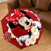 1PC Minnie Mouse Flowers Umbrella-8-Rib Reinforced, Automatic Open, Lightweight & Durable, Cute Fashion Accessory for Outdoor-W189