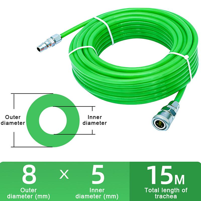 PE Air Hose 8x5mm Pneumatic Tube 10m 15m 20m 30m High Pressure Compressor Air Line Compressor Straight Pipe For Auto Repair