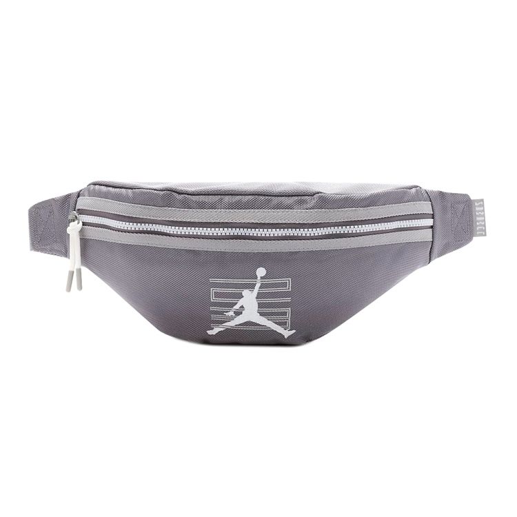 

Jordan Crossbody Flying Man Logo Zipper Closure Polyester Chest Bag Waist Bag Unisex bags Gun-Gray DV1870-056 Gunmetal Gray