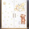 Cute Cartoon Bear Bunny Star Moon Wall Stickers for Kids Rooms Baby Room Wall Decor Wallpaper Girls Boys Bedroom Nursery Sticker