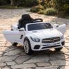 Electric Ride-On Car, 12V, Mercedes-Benz SL500, 3-5 km/h, 2 Motors, Remote, Ages 3-5, White
