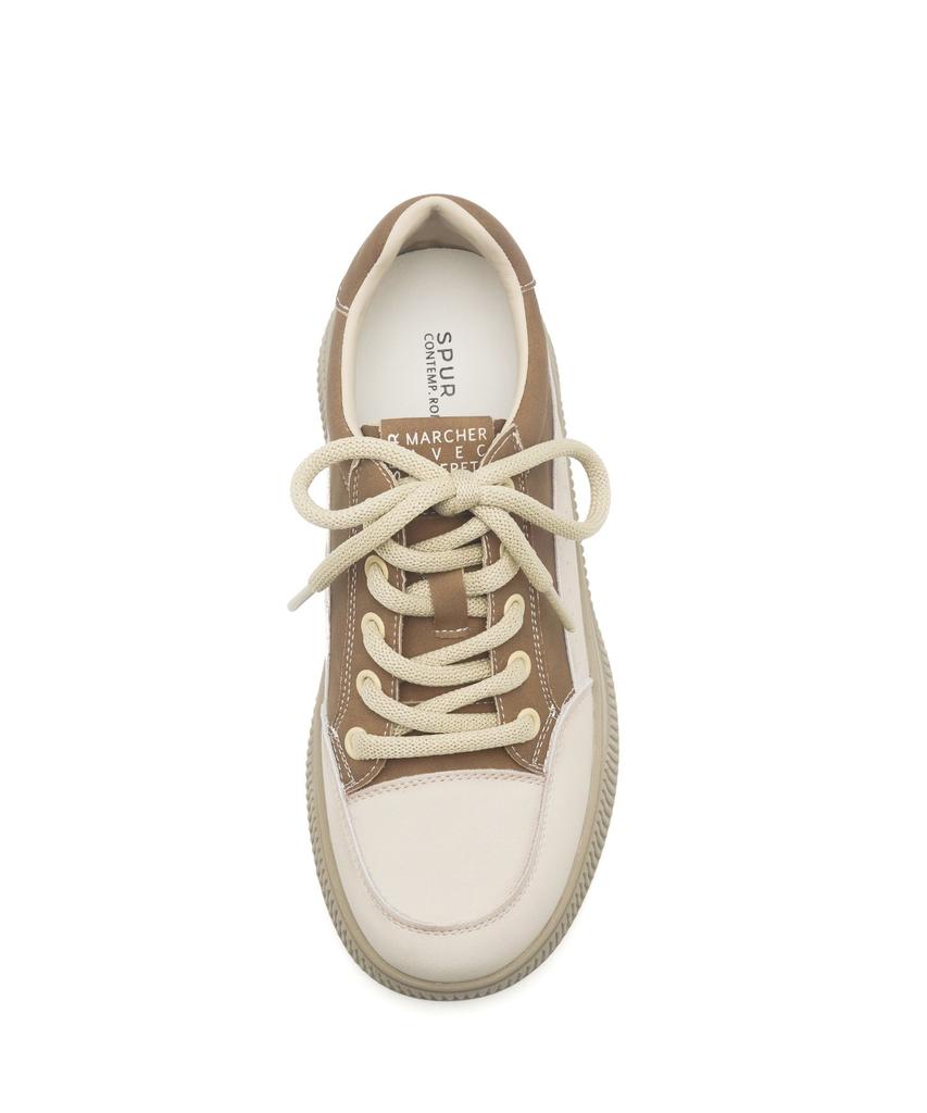 Spur Clod Vintage Washing Sneakers 5Cm Cowhide Sneakers -Va9065 (2Color)