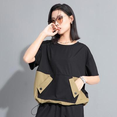 Short Sleeve Oversized Vintage Casual Loose Summer T Shirt Tops Women T-shirt