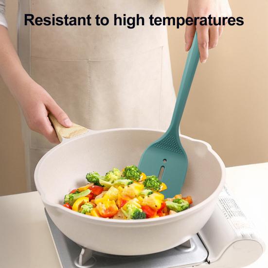 Nylon Kochutensilien-Set Hitzebeständig Nudelheber Löffel und tiefer Suppenschöpfer BPA-frei Lebensmittelqualität Kochutensilien mit Aufhängelöchern